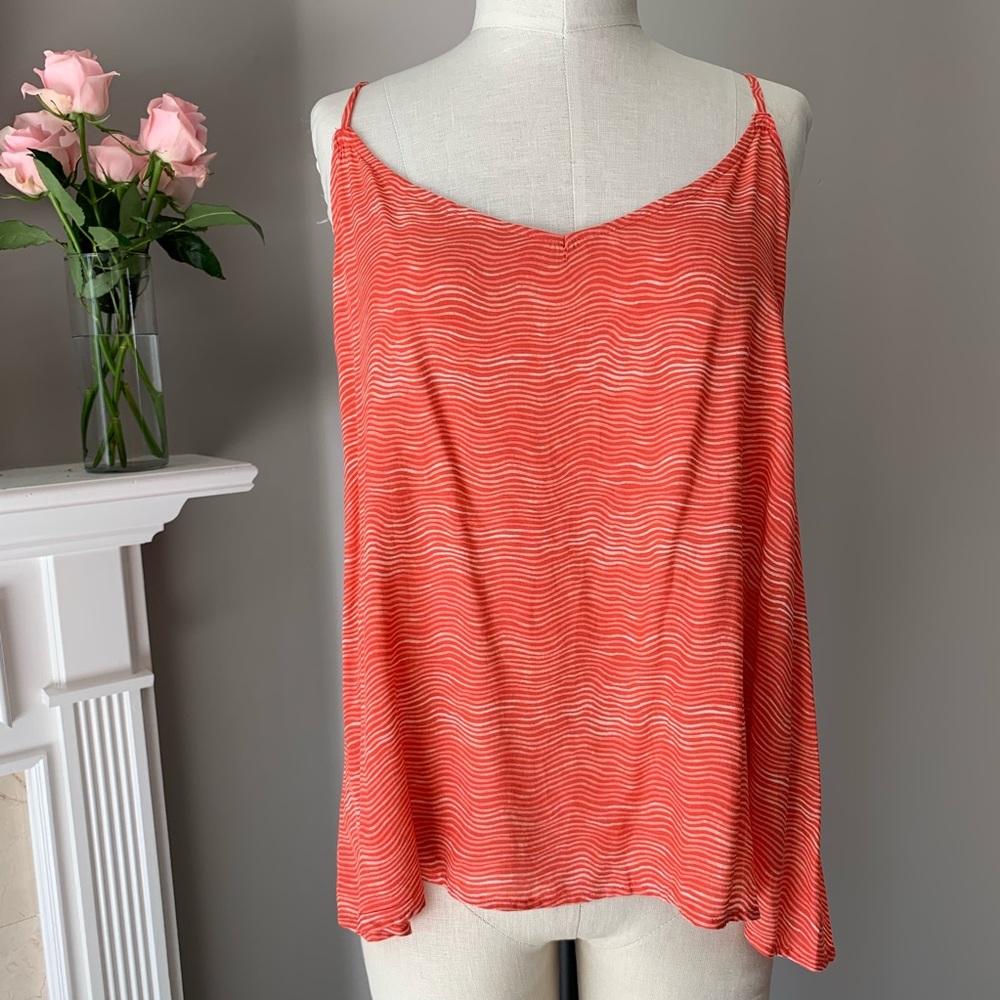 Reddish orange Old Navy tank top